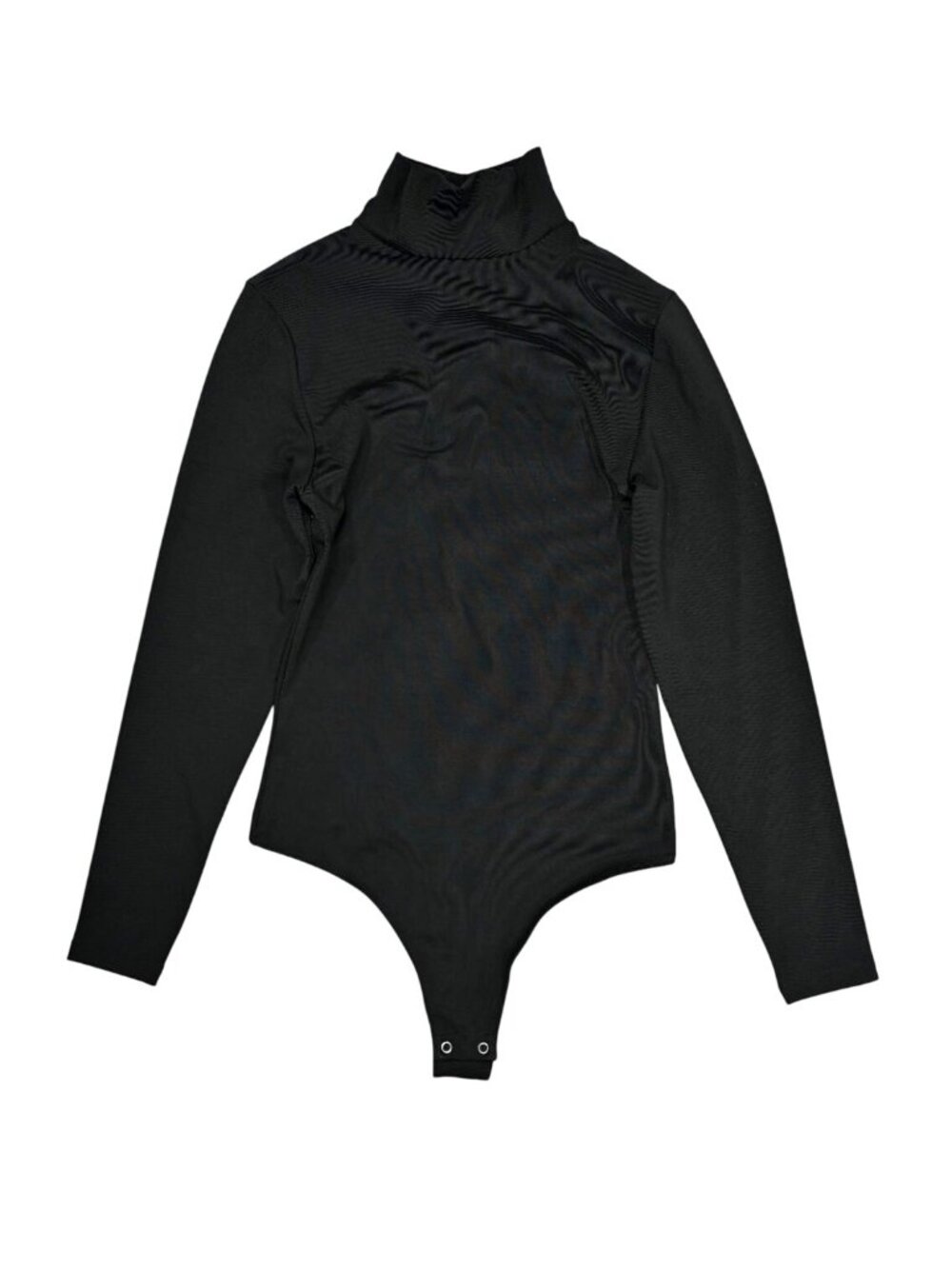 The Park Joyce LS Mock Neck Bodysuit in Black